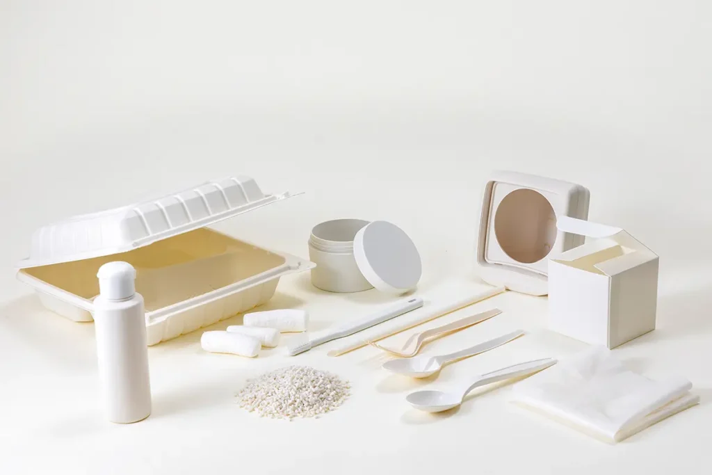 バイオプラスチック製品のイメージ