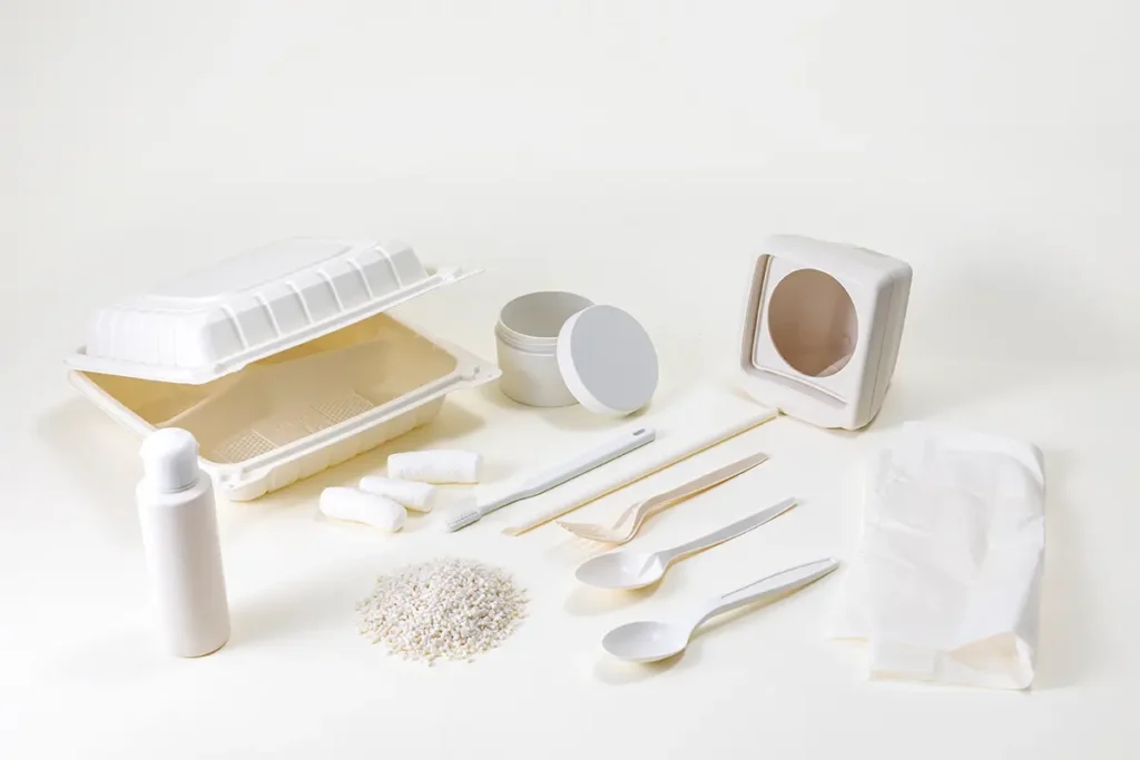 バイオプラスチック成形品のイメージ