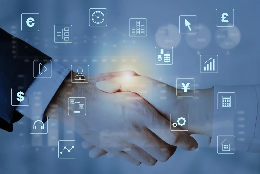 カーボンクレジットの取引のイメージ